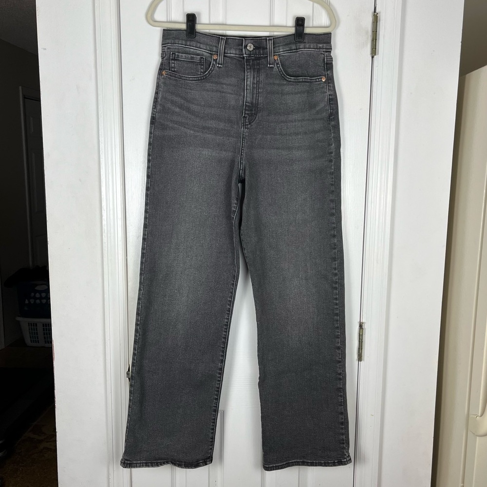 Signature Gold Levi’s Heritage High Rise Loose Straight Black Jeans Sz 10 W30
